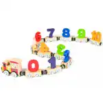 Numbers Magnetic Train Puzzle Wooden Toy Car - Image 4