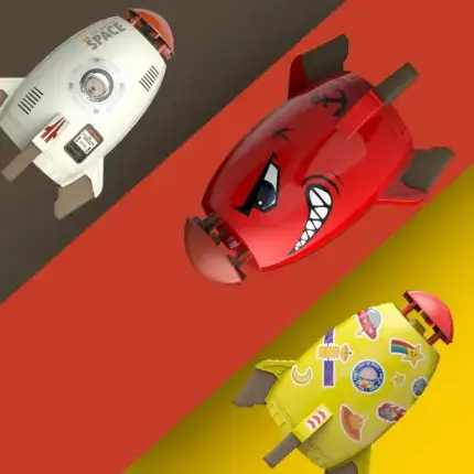 2025 Summer Toy Outdoor Yard Rocket Sprinkler