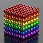 Rainbow Fidget Balls Magnets Game Toy 🌈