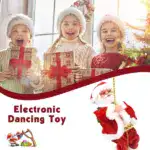 Electric Chimney Climbing Santa Claus Musical Toys