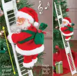 Electric Chimney Climbing Santa Claus Musical Toys