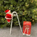 Electric Chimney Climbing Santa Claus Musical Toys