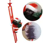 Electric Chimney Climbing Santa Claus Musical Toys