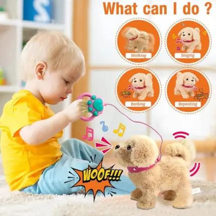 Electronic Interactive Plush Puppy Toy