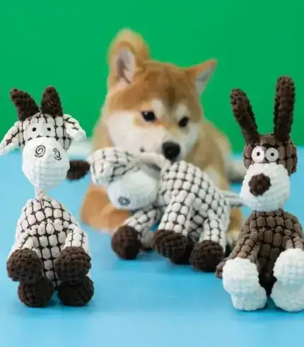 Plush Dog Toys Corduroy
