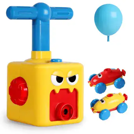 Interactive Balloon Powered Car Launcher Toy Set
