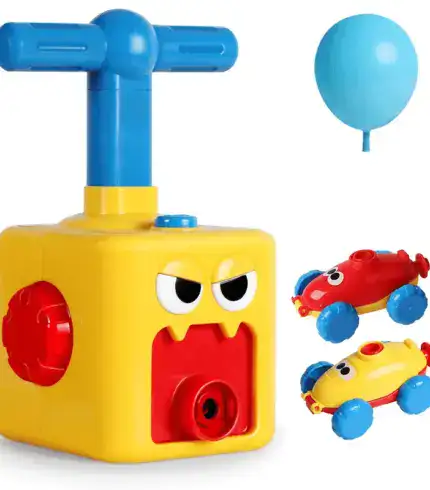 Interactive Balloon Powered Car Launcher Toy Set