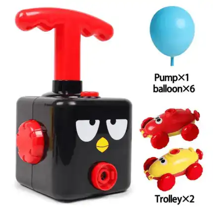 Interactive Balloon Powered Car Launcher Toy Set
