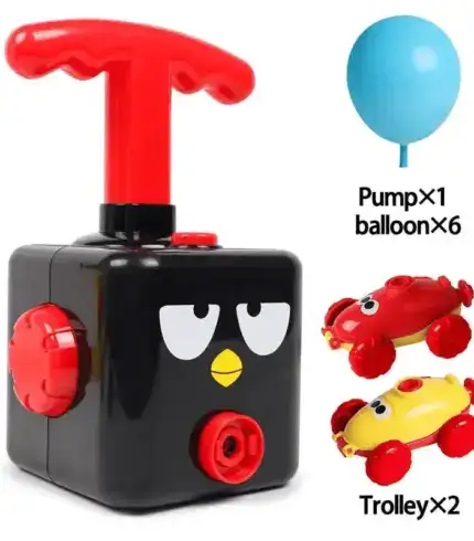Interactive Balloon Powered Car Launcher Toy Set