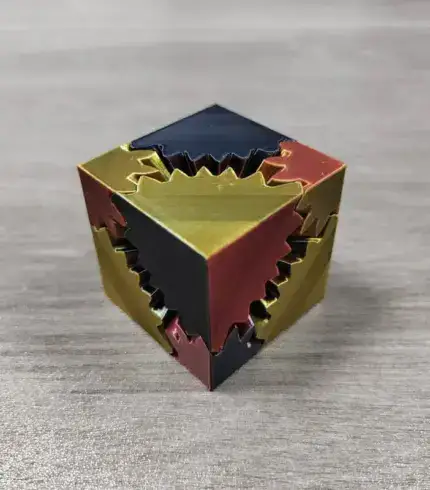 Innovative 3D Gear Cube - Transformative Puzzle Toy