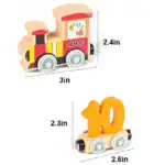 Numbers Magnetic Train Puzzle Wooden Toy Car - Image 6