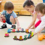 Numbers Magnetic Train Puzzle Wooden Toy Car - Image 2