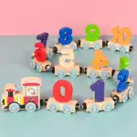Numbers Magnetic Train Puzzle Wooden Toy Car - Image 5
